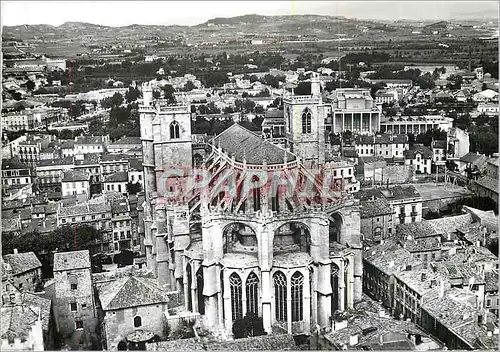 Cartes postales moderne En avion au dessus de Narbonne (Aude) Cathedrale St Just XVe s
