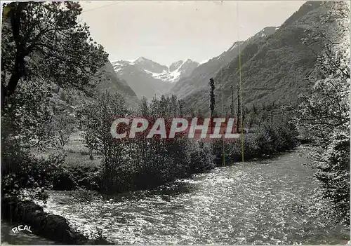 Moderne Karte Paysages des Pyrenees Ax les Thermes et ses environs Vallee de l'Oriege a Orgeix