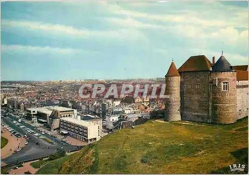 Cartes postales moderne Vue generale et le chateau Normande Dieppe