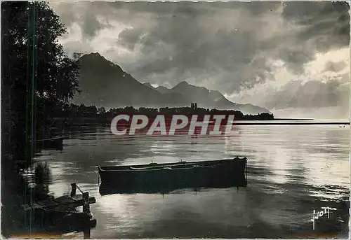 Cartes postales moderne Evian les Bains (Hte Savoie) Crepuscule sur le Lac Leman