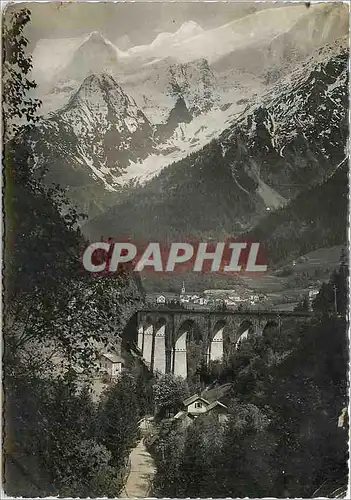 Cartes postales moderne Les Houches Mont Blanc Station Estivale et Hivernale