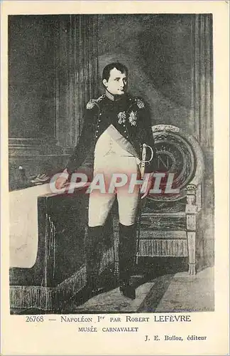 Moderne Karte Napoleon 1er Par Robert Lefevre Musee Carnavalet