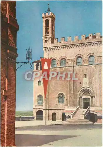 Cartes postales moderne Entre deux routes d'Italie Gubbio Palais des Consuls