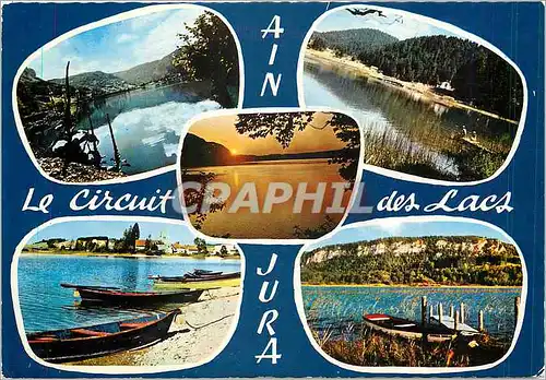 Cartes postales moderne Le Circuit des Lacs Le Lac de Nantua (Ain)