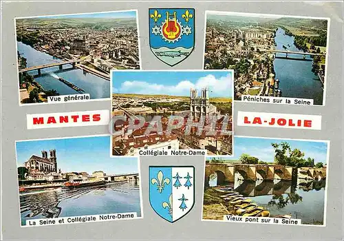 Moderne Karte Nantes La Jolie (Yvelines)