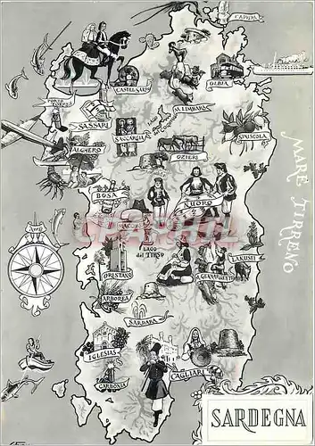 Cartes postales moderne Sardegna