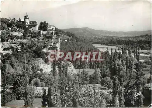 Moderne Karte Belcastel (Lot) Un des sites les plus admirables du Quercy