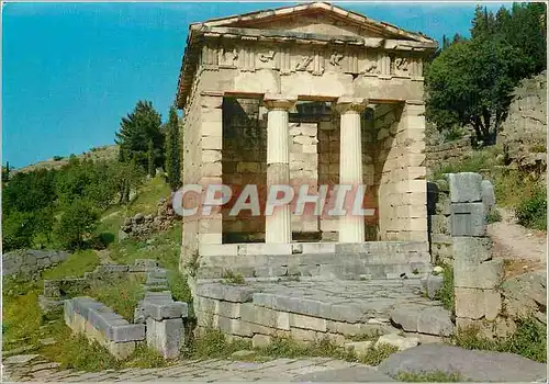 Moderne Karte Delphi le Tresor des Atheniens