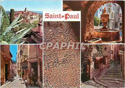 Cartes postales moderne Saint Paul Cote d'Azur Franch Riviera