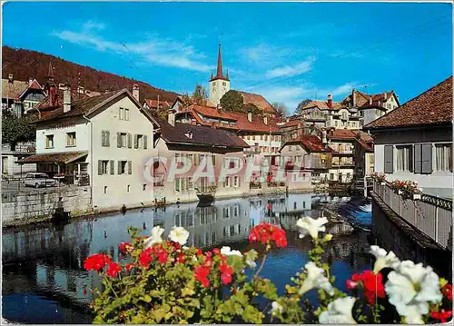 Cartes postales moderne Lumieres et Couleurs sur le Jura Vaudois Vallorbe Rives de l'Orbe