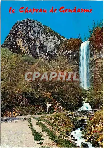 Cartes postales moderne Paysages du Jura Le chapeau de Gendarme Curiosite geologique celebre sur la route de Saint Claud