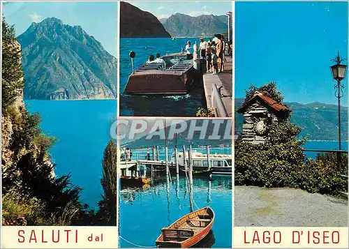 Cartes postales moderne Saluti dal Lago d'Iseo