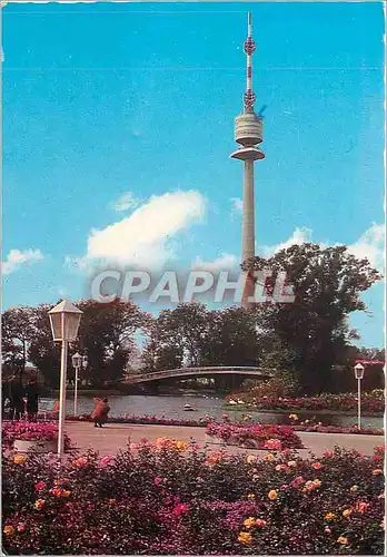 Moderne Karte Wien Donaupark mit donauturm
