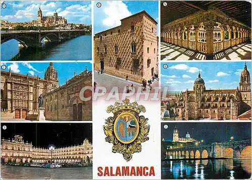 Cartes postales moderne Salamanca Vista general Plaza de la UniversidadDITX49