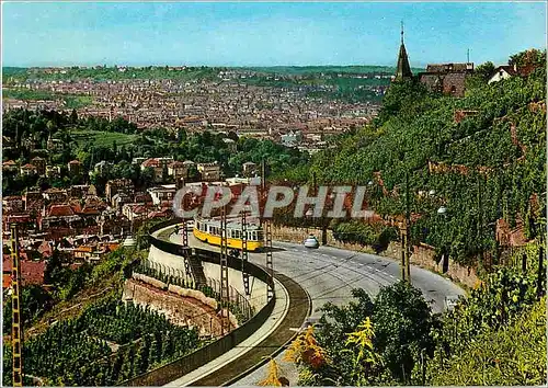 Cartes postales moderne Stuttgart Neve Wesinteige Tramway