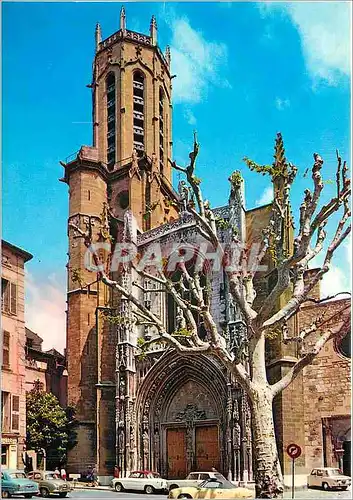 Moderne Karte Le Capitale de la Provence Aix en Provenve (B du R) Cathedrale Saint Sauveur