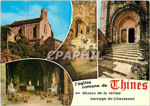 Cartes postales moderne Thines (Ardeche) L'Eglise romane monument historique