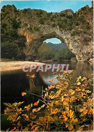 Moderne Karte Les Gorges de l'Ardeche le Pont d'Arc