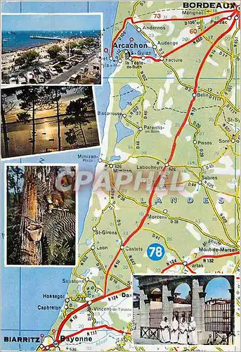 Cartes postales moderne Bassin d'Arcachon et Landes