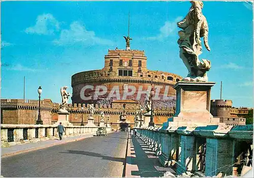 Cartes postales moderne Roma Pont et Chateau de St Ange