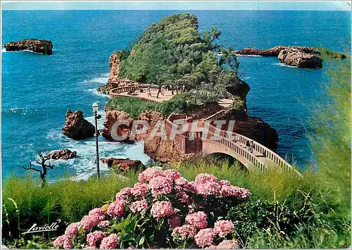 Cartes postales moderne Biarritz (B P) Le Rocher du Basta