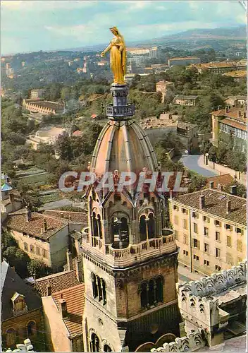 Cartes postales moderne Lyon Ancienne Chapelle de Fourviere la Vierge doree de Fabisch