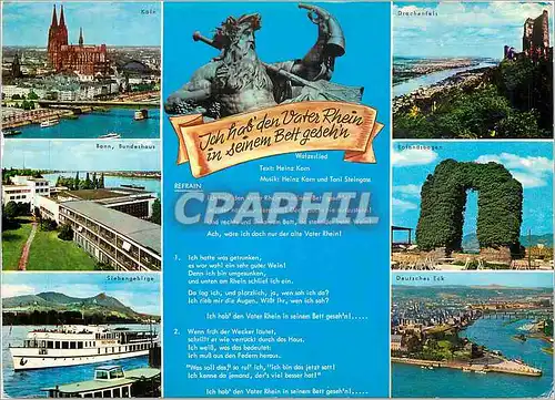 Cartes postales moderne Rhein in seinem Bett gesehn