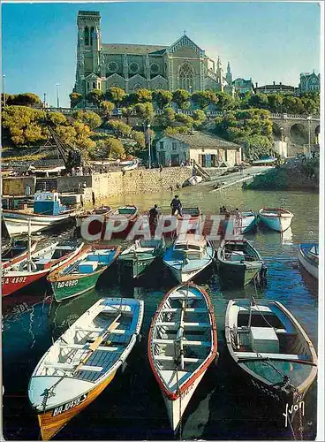 Cartes postales moderne Couleurs et Lumiere de France Le Pays Basque Biarritz (Basses Pyr) Le Port des Pecheurs sous la