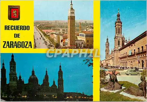 Cartes postales moderne Recuerdon de Zaragoza