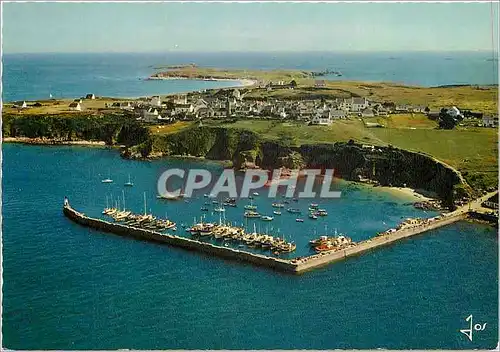 Moderne Karte La Bretagne en Couleurs Ile d'Honorat Le Port et les Maisons Bourg