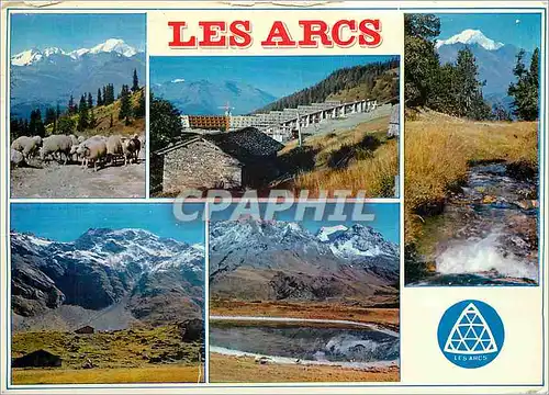 Moderne Karte Bourg St Maurice les Arcs (Savoie)