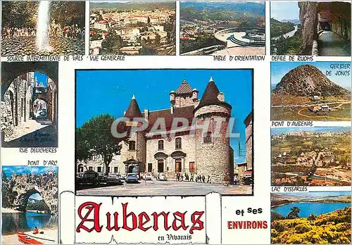 Cartes postales moderne Aubenas en Vivarais (Ardeche)