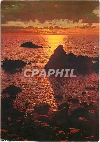 Cartes postales moderne La Mediterranee Coucher de Soleil