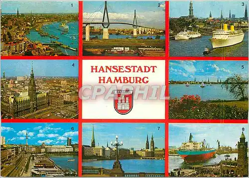 Cartes postales moderne Hansestadt Hamburg Hafen