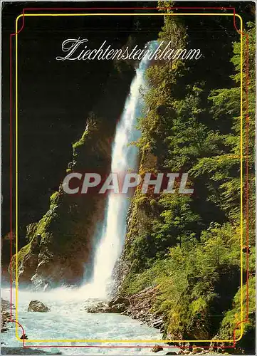 Cartes postales moderne Die weltberuhmte Liechtensteinklamm bei St Johann im Pongau Land Salzburg Schleierfall