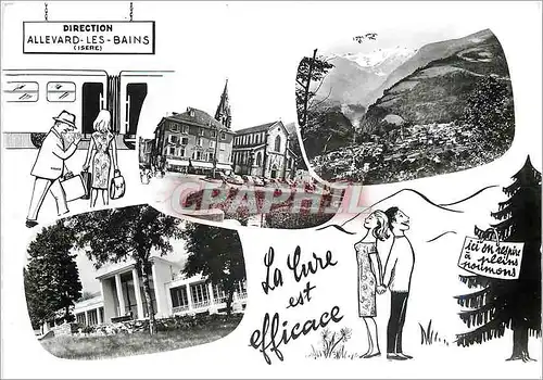 Cartes postales moderne Direction Allevard les Bains (Sere)