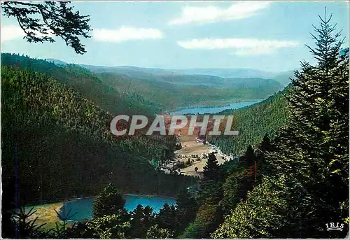 Moderne Karte Hautes Vosges Vallee des Lacs de Retournemer et de Longemer