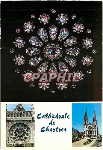 Moderne Karte En Beauce Chartres (Eure et Loire) Rosace de la Cathedrale