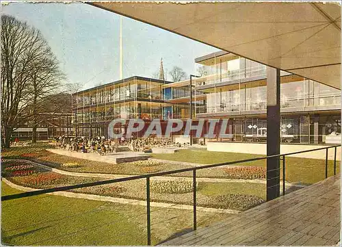 Moderne Karte Le pavillon de l'Allemagne Bruxelles 1958