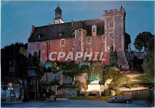 Moderne Karte Montlucon Le Chateau de nuit