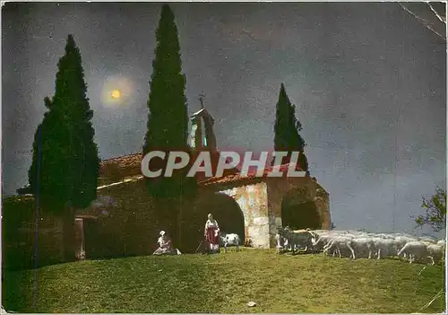 Cartes postales moderne Belles Images de Provence Vieille Chapelle Provencale au claire de Lune