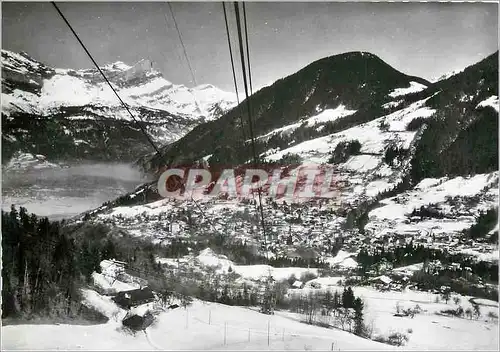 Cartes postales moderne Saint Gervais les Bains (Haute Savoie) alt 807 m vue generale depuis le Telepherique