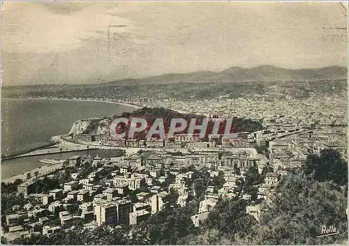 Cartes postales moderne La Cote d'Azur Nice Vue generale prsie du Mont Boron