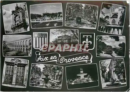 Cartes postales moderne Capital de la Provence Aix en Provence (B du R)