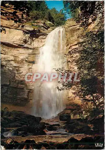 Moderne Karte Le Jura Pittoresque les Cascades du Herisson le grand Saut