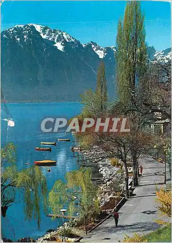 Cartes postales moderne Montreux Territet