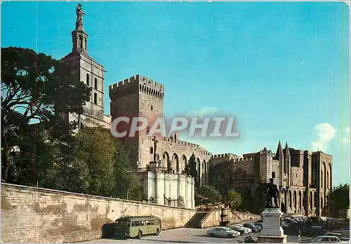 Cartes postales moderne Avignon Le Palais des Puces (XVe s) Facade occidentale et N Ddes Doms