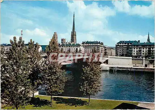 Moderne Karte Rouen (S Mme) Le Pont Corneille