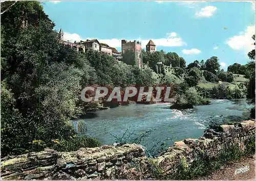 Cartes postales moderne Sauveterre de Bearn (B Pyr) L'Eglise et le Donjon de Monreal (XIIe XIIIe s) Le Gave d'Oloron