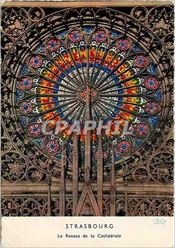 Cartes postales moderne Strasbourg (Bas Rhin) La cathedrale La Rosace